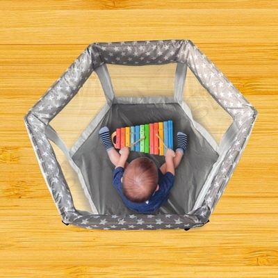متعددة الوظائف المحمولة النسيج المعدني الطفل Playard قابلة للطي السفر روضة للاستخدام الداخلي والخارجي