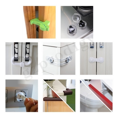 مبيعات ساخنة غير سامة PVC ABS قفل أمان الطفل متعددة الأغراض لغرفة المعيشة