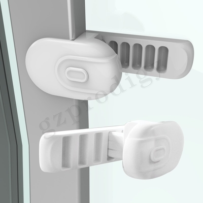 OEM قفل أمان للأطفال قوي ABS مادة بيضاء اللون 156x53x68.5mm